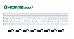 HOMEbox Fixture Poles 120 cm Stangen-Set für Homebox...
