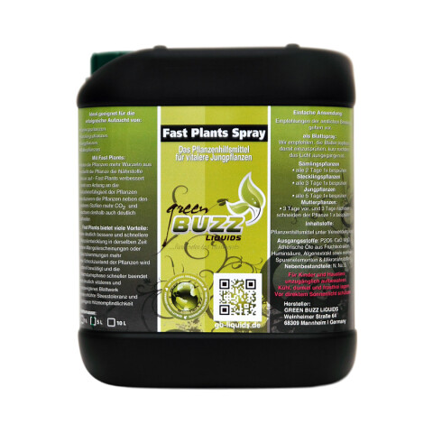 Green Buzz Liquids Fast Plant Spray 5 Liter